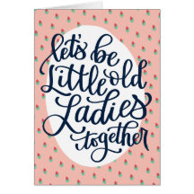 リトルオールドレディース誕生日カード最高のfor  friend