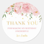 リトルオ恋しく思ネダーフルステッカーラベル誕生日 ラウンドシール (正面)