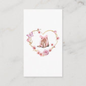 リトルカウガールがやってくる！ベイビーへの絵本 エンクロージャーカード (裏面)