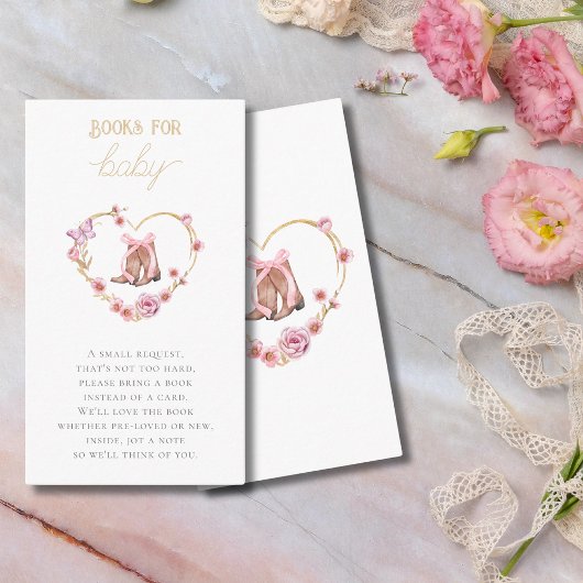 リトルカウガールがやってくる！ベイビーへの絵本 エンクロージャーカード