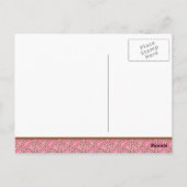 リトルカウガール感謝ポストカード ポストカード (裏面)