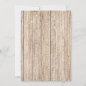 リトルカウボーイはブルーイエローのウェスタンへの道を歩き出す 招待状 (裏面)