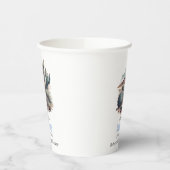 リトルカウボーイウェスタンブルーボーイベビーシャワーデコール 紙コップ (左)