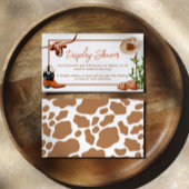 リトルカウボーイウェスタンロデオディスプレイシャワー エンクロージャーカード