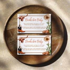 リトルカウボーイウェスタンロデオブックスベビー エンクロージャーカード