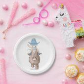 リトルカウボーイキッズウェスタンパーティー ペーパープレート (パーティー)