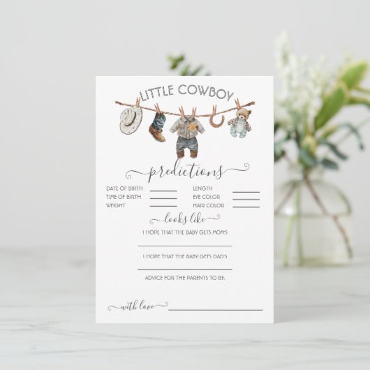 リトルカウボーイクロセスラインベビー予測ゲーム 招待状 (スタンド正面)
