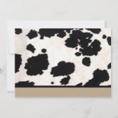 リトルカウボーイズカスタム招待状 招待状 (裏面)