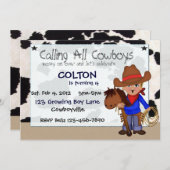 リトルカウボーイズカスタム招待状 招待状 (正面/裏面)