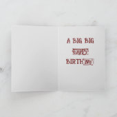 リトルカウボーイトロール子供ボーイハット誕生日カード カード (内部)