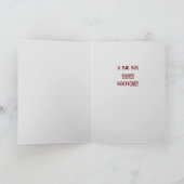 リトルカウボーイトロール子供ボーイハット誕生日カード カード (内部)