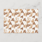 リトルカウボーイブルーブラウンブーツウエストオムツラッフル エンクロージャーカード (裏面)