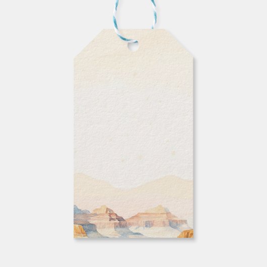 リトルカウボーイベイビーシャワーのギフトタグ ギフトタグ (裏面)