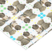 リトルカウボーイベビーとテディベア テーブルクロス (アングル)