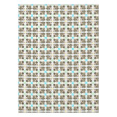 リトルカウボーイベビーとテディベア テーブルクロス (正面)