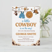 リトルカウボーイベビーシャワー顕彰パーティー 招待状 (スタンド正面)