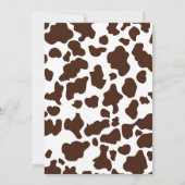 リトルカウボーイベビーシャワー顕彰パーティー 招待状 (裏面)