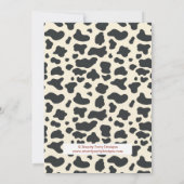 リトルカウボーイベビーモダンシャワー招待状 招待状 (裏面)