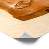 リトルカウボーイベビー馬ファーストrodeo誕生日バン ポスター (角)