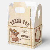 リトルカウボーイベビー馬1stロデオ誕生日パーティー フェイバーボックス (オープン)