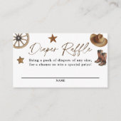 リトルカウボーイワイルドウエストロデオオムツラッフル エンクロージャーカード (正面)