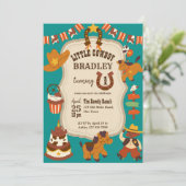 リトルカウボーイ子供の誕生日パーティー 招待状 (スタンド正面)