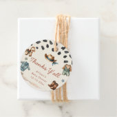 リトルカウボーイ西部テーマ少年の赤ちゃんシャワー フェイバータグ (インサイチュ)