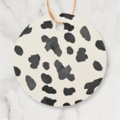 リトルカウボーイ西部テーマ少年の赤ちゃんシャワー フェイバータグ (裏面)