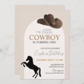 リトルカウボーイ誕生日招待状 招待状 (正面/裏面)