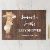 リトルカウボーイ赤ちゃんシャワーティアウェイランチョンマット ペーパーパッド (インサイチュ)