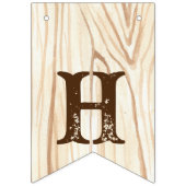 リトルカウボーイ1st rodeo birthday party rustic バンティングフラッグ (第2の旗)