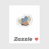 リトルカウボーイ2" x 2"カットカスタムビニールステッカー シール (シート)