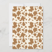 リトルカウボーイ モダンウェスタン ロデオ ベイビーシャワー 招待状 (裏面)