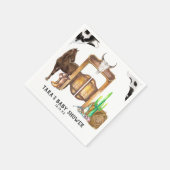 リトルカウボーイ | ラスティックカントリーウェスタンサルーン スタンダードカクテルナプキン (角)