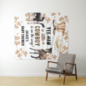 リトルカウボーイ ロデオ ベイビーシャワー タペストリー (インサイチュ(横))