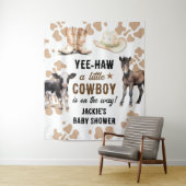 リトルカウボーイ ロデオ ベビーシャワー タペストリー (インサイチュ)