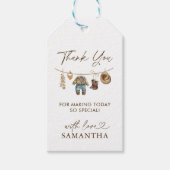 リトルカウボーイ ワイルドウェスト ロデオ ベイビーシャワー ギフトタグ