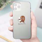 リトルカカ - コーヒーでパワーアップ シール (スマートフォン)