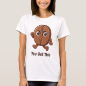リトルカカ - コーヒーでパワーアップ Tシャツ (正面)