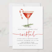 リトルカクテルメリーキャンディーケーンホリデーパーティー 招待状 (正面)