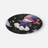 リトルカスタム忍者誕生日 ペーパープレート (アングル)