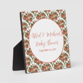 リトルカティー クレメンティン | シトラス ベイビー シャワー フォトプラーク (正面)