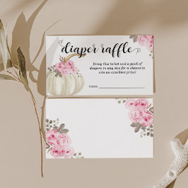 リトルカボキンおむつラッフルピンクフローラ エンクロージャーカード