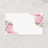 リトルカボキンおむつラッフルピンクフローラ エンクロージャーカード (裏面)