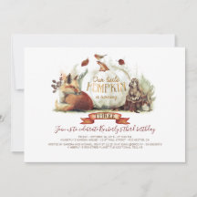 リトルカボキンウッドランドアニマルズ秋誕生日