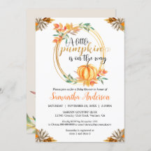 リトルカボキンオレンジベビーシャワー紅葉