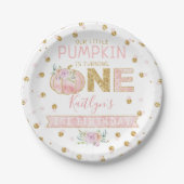 リトルカボキンガールズ1st誕生日 ペーパープレート (正面)