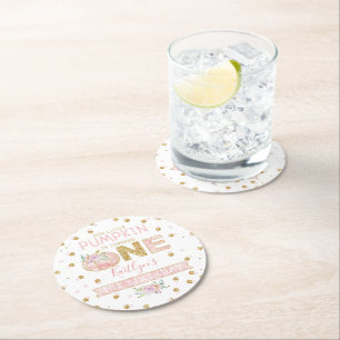 リトルカボキンガールズ1st誕生日 ラウンドペーパーコースター