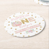 リトルカボキンガールズ1st誕生日 ラウンドペーパーコースター (アングル)