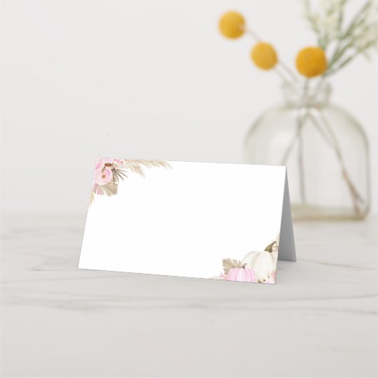 リトルカボキンガールフードテント座席表 プレイスカード (正面)